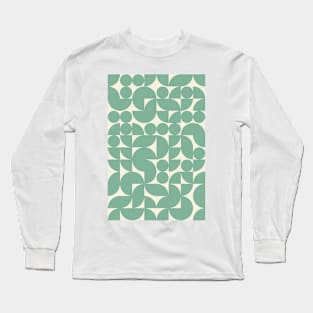 Peaceful Geometric Pattern - Shapes #5 Long Sleeve T-Shirt